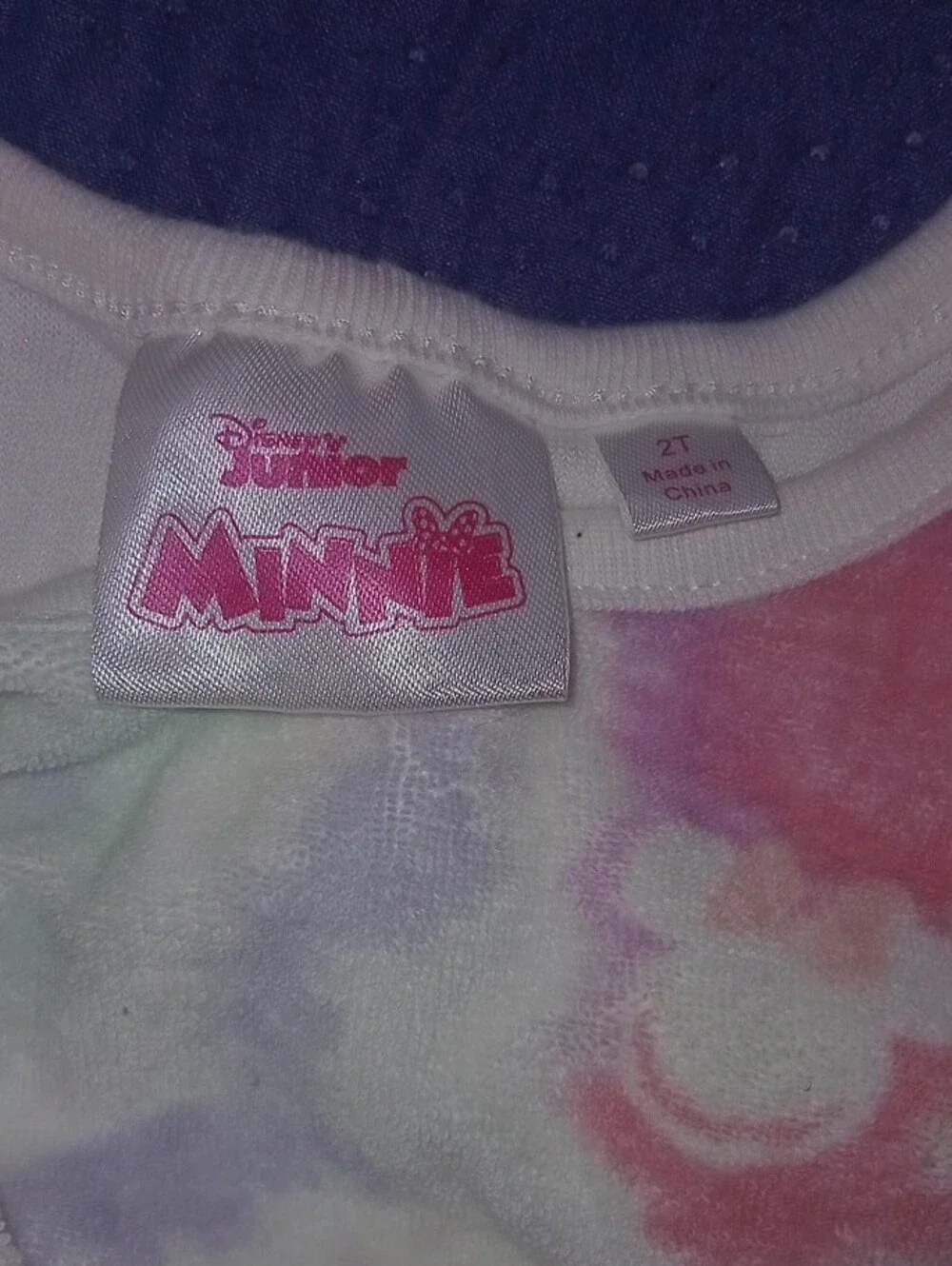 DISNEY JUNIOR MINNIE Two-Piece Tank Top and Shorts Set - Pastel Tie-Dye 2T